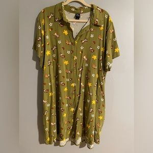 Her Universe chip n dale Disney shirt dress